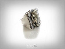 Toms River Township Handmade Sterling Silver 925  Brass Ring by Ezi Zino