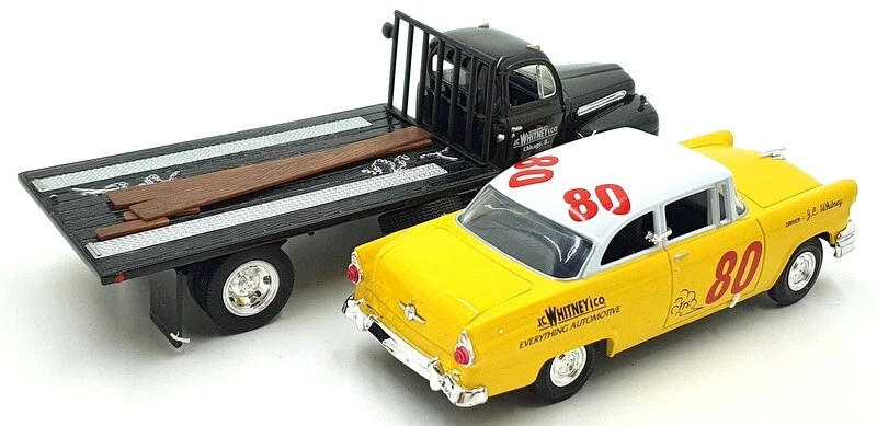 First Gear 1/34 Scale 19-1951 56 Stock Car & 51 F-6 Flatbed Adesa Auction - Image 2 of 4