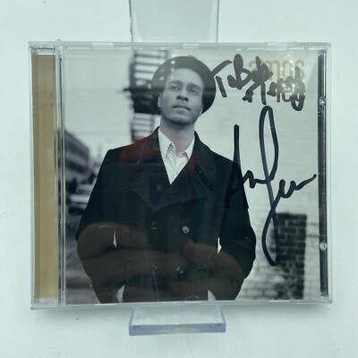 AMOS LEE Signed CD Album Cover ''Amos Lee'' Autographed