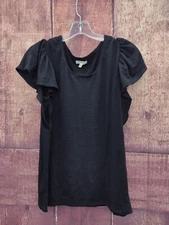 Women's Black Max Studio Shirt Size Medium