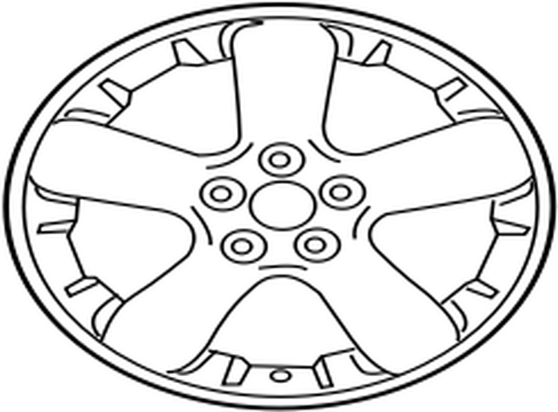 42611-48780 Toyota Wheel, disc 4261148780, New Genuine OEM Part | eBay