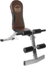 Adjustable Weight Bench for Home Gym - Flat, Incline  Decline Positions