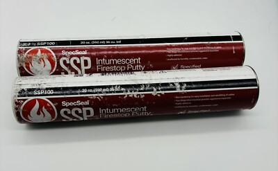 Lot Of 7 Sti Ssp100 Fire Barrier Putty,36 Cu In NEW