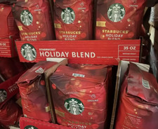 Starbucks Holiday Blend Limited Edition 35oz Ground Medium Roast 2pk check BB! 10.10 per pound