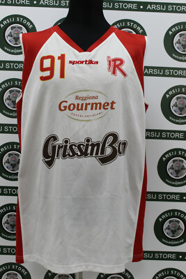 maglia canotta basket GRISSIN BON REGGIO EMILIA shirt maillot
