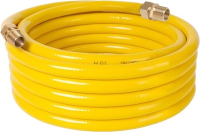 33ft 3/4'' CSST Natural Gas Line Gas Tubing Pipe Kit for Construction Heaters NG