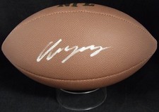 Christian Gonzalez Signed Wilson Super Grip Football BAS Authenticated Beckett