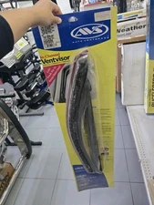 (AVS) Ventshade: Chevy Silver., GMC sierra: Rainguard 194536