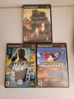 Playstation 2 Lot Of 3 Games (Tony Hawk, Shadow Of The Colossus, James Bond 007)