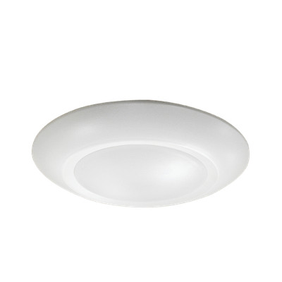 Elite RL677-850L-DIMTR-120-30K-90-WH 14w LED 6'' Round Surface Mount Disc Light