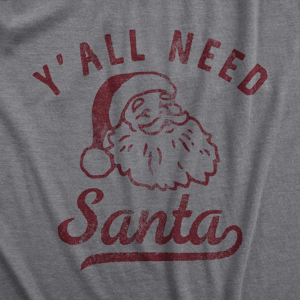 Mens Yall Need Santa T Shirt Funny Xmas Party Jesus St Nicholas Lovers Tee for - Image 2 of 4