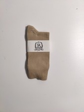 B.ella - Women's socks - tan - Made in USA - Cotton blend **K7**
