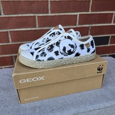 GEOX J KILWI Girls Shoes Size 1 Animal Print Sneaker New In Box