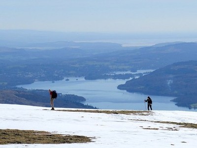 Photo 6x4 Fairfield above Rydal Head Town Head/NY3309 Looking towards Wi c2017