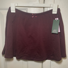 New Size Medium Burgundy Seamless Skort w/ Built-In Shorts Wild Fable