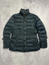 RRP ~ 2600$ Habsburg Quilted Jacket Puffer Button Zip Luxury Women Size M