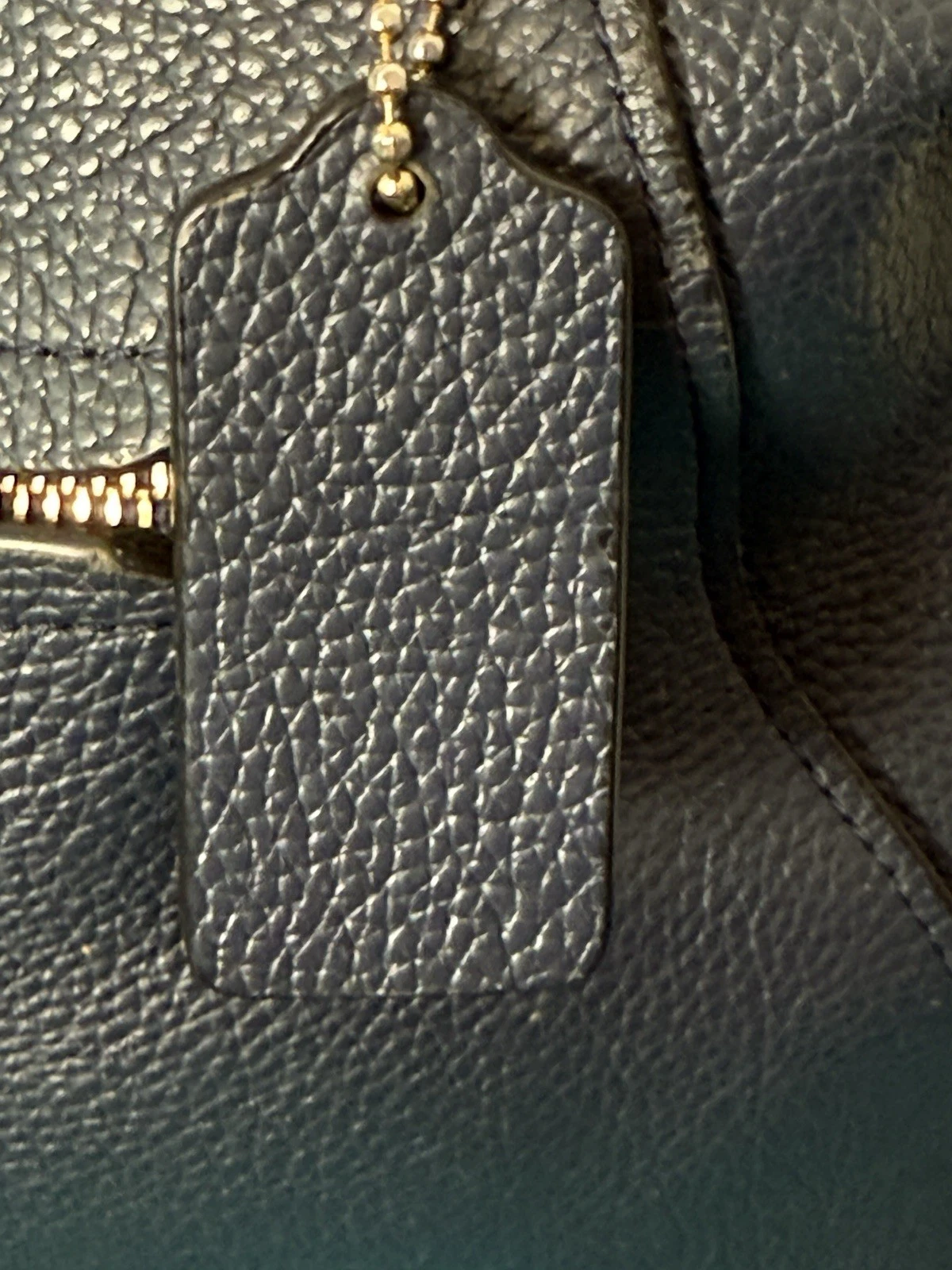 Coach Prarie borsa a tracolla tracolla convertibile in pelle di ciottoli blu navy #58874