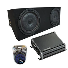 2005-2015 Ford Mustang Coupe Kicker CompVT CVT10 Dual 10" Custom Sub Box CXA8001
