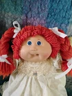 Vintage Cabbage Patch Kids Doll Red Braids #5 Girl
