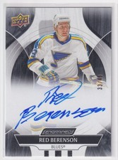 2024-25 Upper Deck Engrained Icons Auto Ebony Red Berenson Auto 33/49 St. Louis