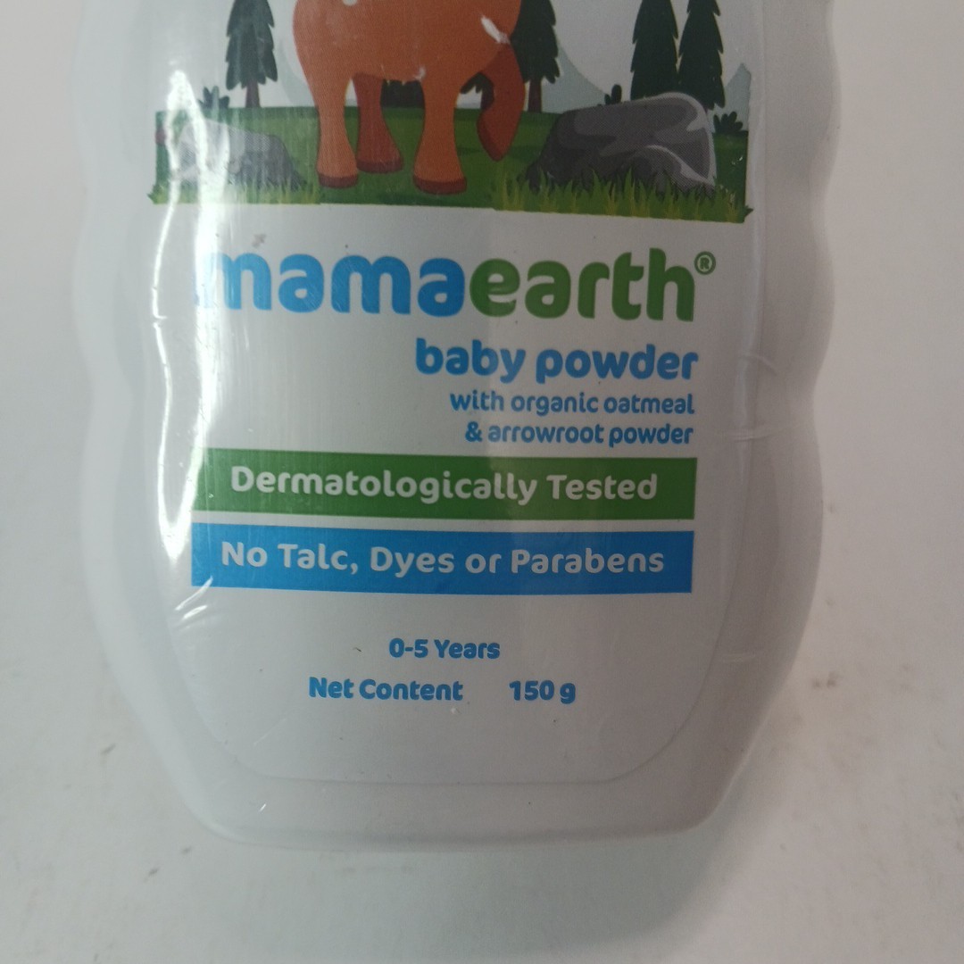 Mamaearth dusting powder with organic oatmeal & arrowroot powder for Babies 150g