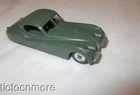 VINTAGE DINKY TOYS JAGUAR COUPE No 157 DARK GREEN MECCANO LTD ENGLAND