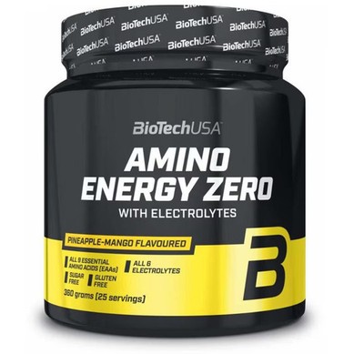 BioTech USA Amino Energy Zero, 360 g Dose, Pfirsich-Eistee