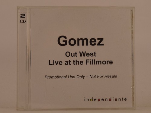 GOMEZ OUT WEST (LIVE AT THE FILLMORE) (2 x CD) (590) 20+ Track Promo CD Album al