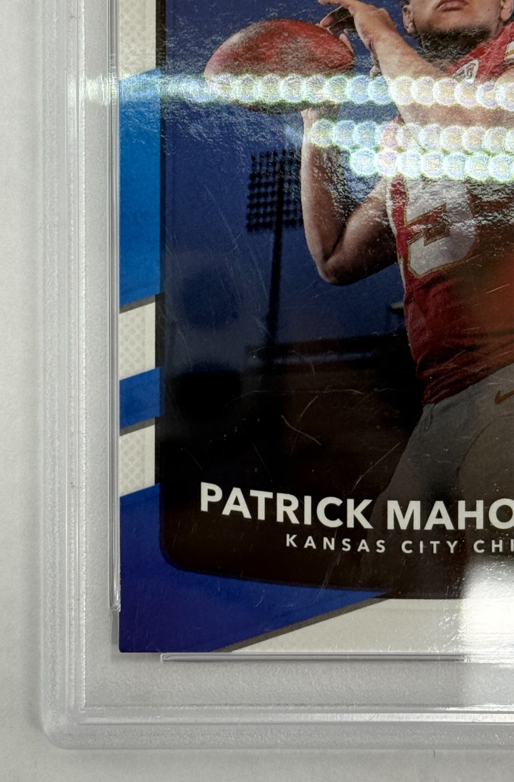 2017 Panini Donruss #327 Patrick Mahomes Rated Rookie PSA 8 NM-MT view 6