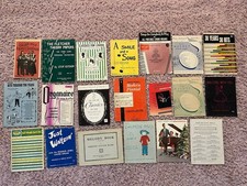 Lot Of 20 Vintage Music Sheet / Piano Books- Most from the 50s And 60s