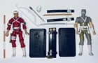 GI Joe 25th Anniversary Snake Eyes & Hard Master 4” Figure Lot/2 Hasbro 2008