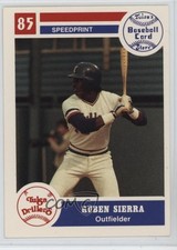 1985 Speedprint Tulsa Drillers Ruben Sierra #12 0dr5