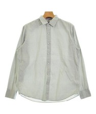 SAKS FIFTH AVENUE Casual Shirts GrayxWhite Patterned M 2200664511050