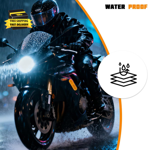 4PCS Motorcycle Warning Reflector, Motorbike High-Visibility Safety Reflective W - Picture 5 of 7