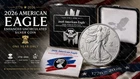 American Eagle 2026 One Ounce Silver Enhanced Uncirculated Coin 26EG IN HAND
