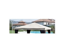 TELI CON AIR VENT DI RICAMBIO PER GAZEBO MT. 3X4 VERDE