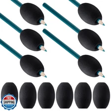 Outus 12 Pieces Egg Pencil Pen Grips Adults Egg Handwriting Grips Pen Stylus 