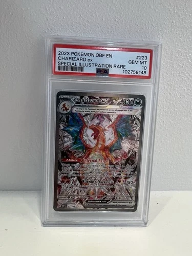 2023 POKEMON OBF EN CHARIZARD ex SPECIAL ILLUSTRATION RARE PSA 10