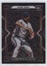 2022 Panini Chronicles Obsidian Electric Etch Red 13/25 Aaron Ashby #12 1b9b