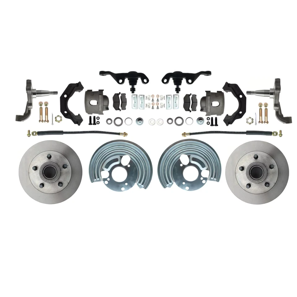 Se adapta a Mopar A 1962-1972; freno de disco delantero conversión perno pequeño 5x4 DBK6272A-40 Foto 3 de 4