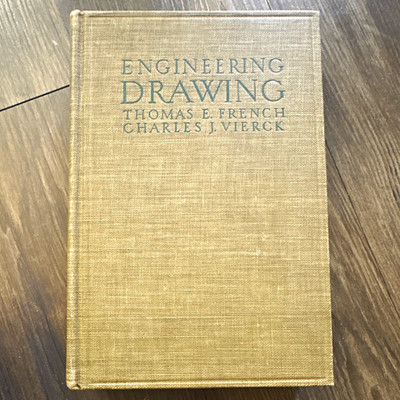 Engineering Drawing French & Vierck McGraw-Hill 1953 Hardcover Illustrated