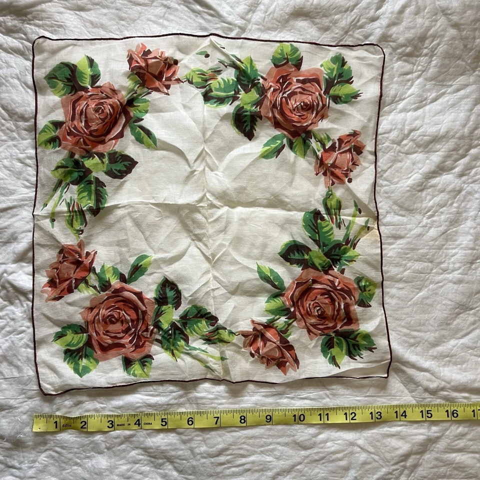 Pañuelo floral vintage Foto 3 de 3