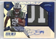 2015 Certified Freshman Fabric Mirror Blue /99 Devin Smith #203 Auto 0v1