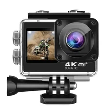 4K UHD Action Digital Camera WiFi 20MP Sports Cam Dual Screen 170 Wide Angle 30m