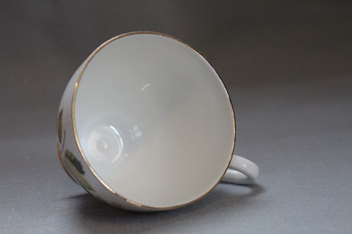 Elizabethan Fine Bone China Tea Cup & Saucer White Crabapple Taylor Kent VTG - Picture 19 of 21