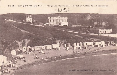 Alte AK ERQUY 7344 Karussellstrand Ed Hamonic
