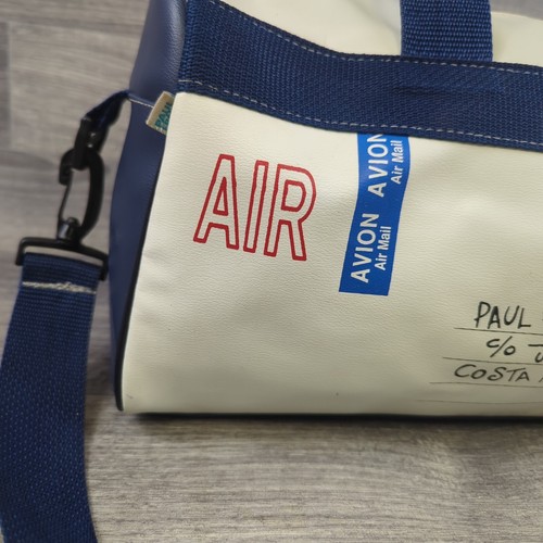 Rare Paul Frank Air Mail Shoulder Bag Duffle Julius Monkey Costa Mesa USA - Picture 3 of 13
