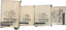 400 Clear Poly Bags Combo with Suffocation Warning - 6x14, 8x10, 9x12, 11x14