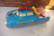 RARE OLD China Tin Toy MS 881 CRUISER Cruiser Space Vehicle 8.5" Interesting toy