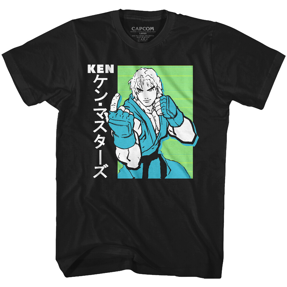 Street Fighter Ken Masters Men's T Shirt American Karate Combat